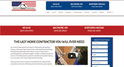 Desktop Screenshot of americanhomecontractors.com